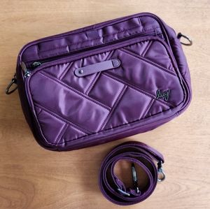 LUG Carousel XL 2 Crossbody Bag in Wine Red